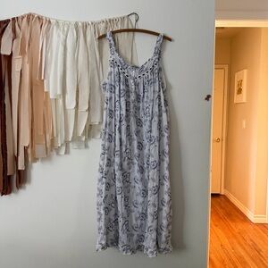 Eileen West "Iconic White Embroidered Cotton Lawn Ballet Nightgown